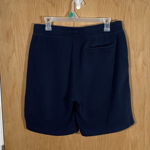 Abercrombie & Fitch A&F Soft Fleece Shorts Men's L Blue Drawstring Lounge Moose - Picture 2 of 8